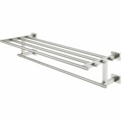 Полочка для полотенец GROHE Essentials Cube 600 мм, суперсталь (40512DC1) Полочка для полотенец GROHE Essentials Cube 600 мм, суперсталь (40512DC1)