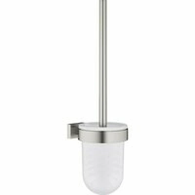 Туалетный ёршик GROHE Essentials Cube с держателем, суперсталь (40513DC1) Туалетный ёршик GROHE Essentials Cube с держателем, суперсталь (40513DC1)