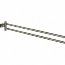 Держатель для полотенца GROHE Essentials Cube двойной, поворотный, темный графит матовый (40624AL1)