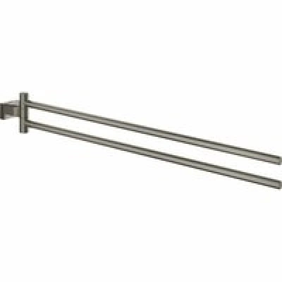 Держатель для полотенца GROHE Essentials Cube двойной, поворотный, темный графит матовый (40624AL1) Держатель для полотенца GROHE Essentials Cube двойной, поворотный, темный графит матовый (40624AL1)