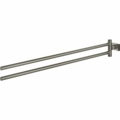 Держатель для полотенца GROHE Essentials Cube двойной, поворотный, темный графит матовый (40624AL1) Держатель для полотенца GROHE Essentials Cube двойной, поворотный, темный графит матовый (40624AL1)