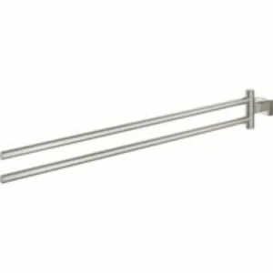 Держатель для полотенца GROHE Essentials Cube двойной, поворотный, суперсталь (40624DC1) Держатель для полотенца GROHE Essentials Cube двойной, поворотный, суперсталь (40624DC1)