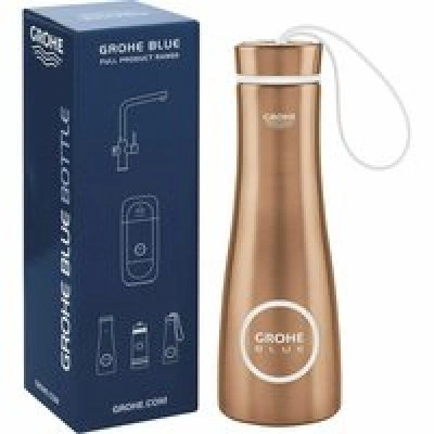 Бутылка для воды из нержавеющей стали GROHE Blue, теплый закат матовый (40848DL0) Бутылка для воды из нержавеющей стали GROHE Blue, теплый закат матовый (40848DL0)