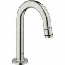 Кран для раковины GROHE Universal, без функции смешивания, с C-изливом, суперсталь (20201DC0)