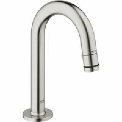 Кран для раковины GROHE Universal, без функции смешивания, с C-изливом, суперсталь (20201DC0)