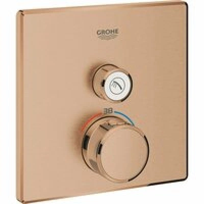 Внешняя часть термостата для душа GROHE Grohtherm SmartControl, теплый закат матовый (29123DL0) Внешняя часть термостата для душа GROHE Grohtherm SmartControl, теплый закат матовый (29123DL0)