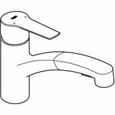 Смеситель для кухни GROHE Start QuickFix с низким вытяжным изливом, хром (30531001) Смеситель для кухни GROHE Start QuickFix с низким вытяжным изливом, хром (30531001)