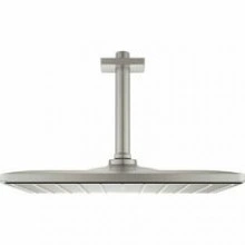 Верхний душ GROHE Rainshower 310 Mono с душевым кронштейном, 9,5 л/мин, 1 режим, 142 мм, суперсталь (26566DC0)