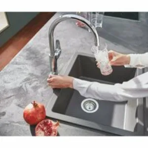Смеситель для кухонной мойки GROHE Blue Pure Eurosmart с функцией фильтрации, с фильтром в комплекте, хром (30386000) Смеситель для кухонной мойки GROHE Blue Pure Eurosmart с функцией фильтрации, с фильтром в комплекте, хром (30386000)