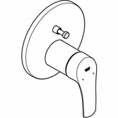Внешняя часть смесителя для ванны GROHE Eurosmart, хром (24043003) Внешняя часть смесителя для ванны GROHE Eurosmart, хром (24043003)