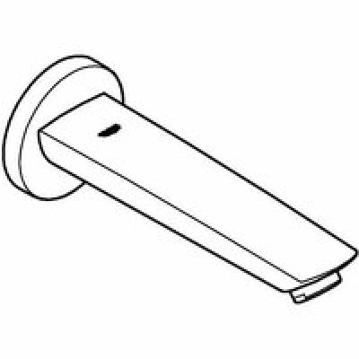 Излив для ванны GROHE Eurosmart, хром (13448003) Излив для ванны GROHE Eurosmart, хром (13448003)