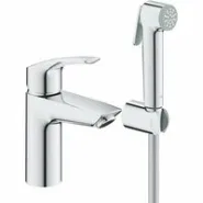 Смеситель для раковины GROHE Eurosmart с гигиеническим душем, S-size, хром (23124003)