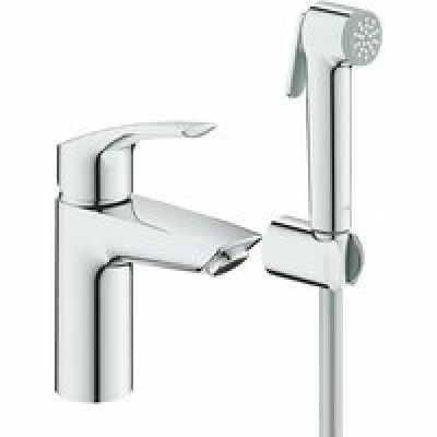 Смеситель для раковины GROHE Eurosmart с гигиеническим душем, S-size, хром (23124003) Смеситель для раковины GROHE Eurosmart с гигиеническим душем, S-size, хром (23124003)