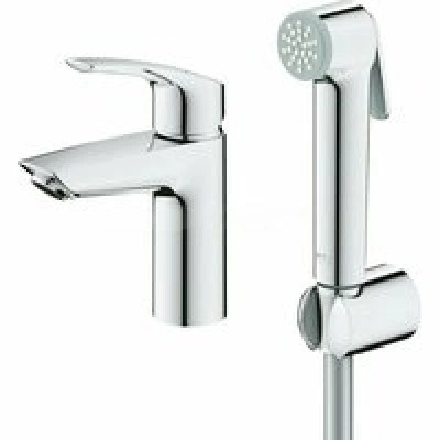 Смеситель для раковины GROHE Eurosmart с гигиеническим душем, S-size, хром (23124003) Смеситель для раковины GROHE Eurosmart с гигиеническим душем, S-size, хром (23124003)