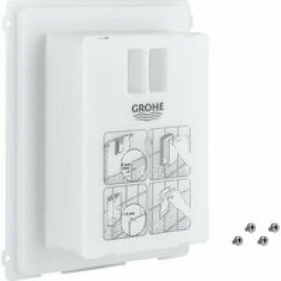 Ревизионный короб GROHE для крепления малых панелей смыва, хром (40949000) Ревизионный короб GROHE для крепления малых панелей смыва, хром (40949000)
