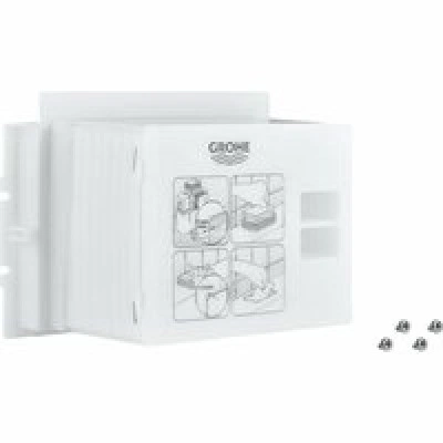 Ревизионный короб GROHE для крепления малых панелей смыва, хром (40950000) Ревизионный короб GROHE для крепления малых панелей смыва, хром (40950000)
