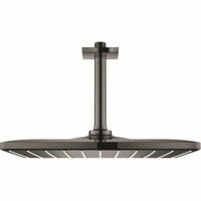 Верхний душ GROHE Rainshower Mono 310 Cube, 9,5 л/мин, 1 режим, 142 мм, темный графит глянцевый (26566A00)