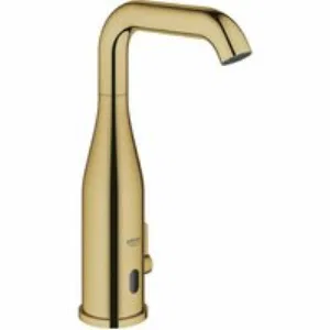 Смеситель для раковины GROHE Essence E инфракрасный, с регулировкой температуры, питание от батареи 6V, холодный рассвет глянец (36445GL0) Смеситель для раковины GROHE Essence E инфракрасный, с регулировкой температуры, питание от батареи 6V, холодный рассвет глянец (36445GL0)