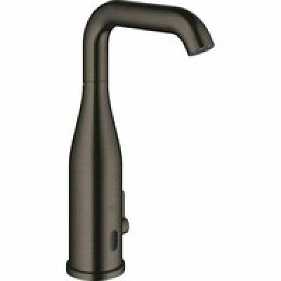 Смеситель для раковины GROHE Essence E инфракрасный, с регулировкой температуры, питание от батареи 6V, темный графит матовый (36445AL0)