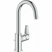 Смеситель для раковины GROHE Start Edge QuickFix с донным клапаном, L-Size, хром (24201001)