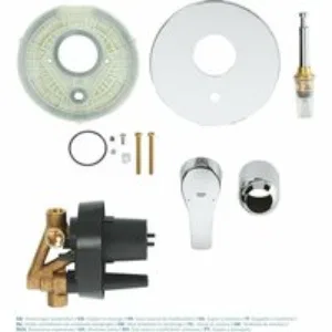 Смеситель для ванны GROHE Eurosmart в комплекте с монтажной частью, хром (33305002) Смеситель для ванны GROHE Eurosmart в комплекте с монтажной частью, хром (33305002)