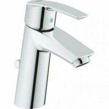 Смеситель для раковины GROHE Start со средним изливом, донный клапан, хром (23455000)