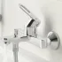 Смеситель для ванны GROHE Start Loop, настенный монтаж, хром (23355000) Смеситель для ванны GROHE Start Loop, настенный монтаж, хром (23355000)