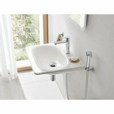 Смеситель для раковины GROHE Lineare S-size с душевым гарнитуром, хром (24190000) Смеситель для раковины GROHE Lineare S-size с душевым гарнитуром, хром (24190000)