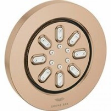 Боковой душ GROHE Rainshower Aqua, круглый, 2 режима струи, теплый закат матовый (26801DL0)