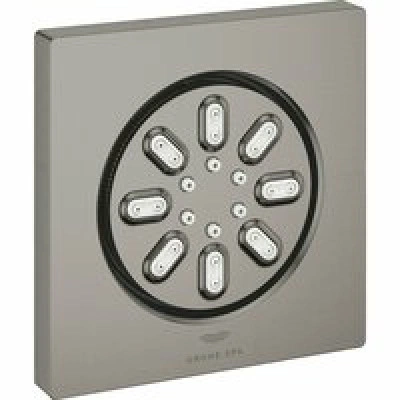 Боковой душ GROHE Rainshower Aqua, квадратный, 2 режима струи, темный графит матовый (26802AL0) Боковой душ GROHE Rainshower Aqua, квадратный, 2 режима струи, темный графит матовый (26802AL0)