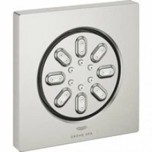 Боковой душ GROHE Rainshower Aqua, квадратный, 2 режима струи, суперсталь (26802DC0)
