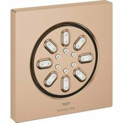 Боковой душ GROHE Rainshower Aqua, квадратный, 2 режима струи, теплый закат матовый (26802DL0) Боковой душ GROHE Rainshower Aqua, квадратный, 2 режима струи, теплый закат матовый (26802DL0)