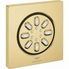 Боковой душ GROHE Rainshower Aqua, квадратный, 2 режима струи, холодный рассвет матовый (26802GN0)