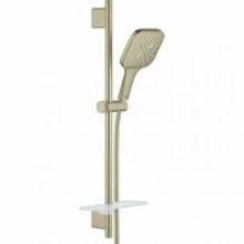 Душевой гарнитур GROHE Rainshower SmartActive 130 Cube, 3 вида струй, никель матовый (26585EN0)