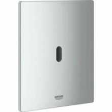 Панель смыва для унитаза GROHE Tectron Bau E инфракрасная, питание от батареи 6V, хром (39882000)