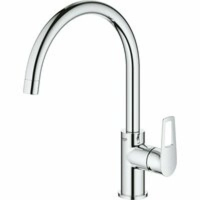 Смеситель для кухни GROHE Start Loop с высоким C-образным изливом, хром (31374001) Смеситель для кухни GROHE Start Loop с высоким C-образным изливом, хром (31374001)