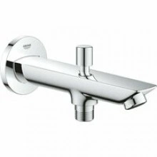Излив для ванны GROHE BauCosmopolitan с переключателем ванна/душ, хром (13425001)