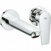Смеситель для раковины GROHE BauEdge в комплекте с монтажной частью, хром (20474001)