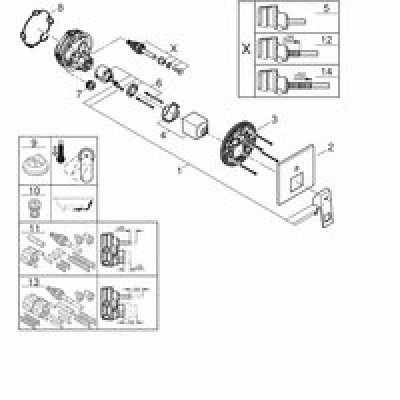 Душевая система GROHE Eurocube, с верхним душем Tempesta 250 Cube, хром (25239000) Душевая система GROHE Eurocube, с верхним душем Tempesta 250 Cube, хром (25239000)