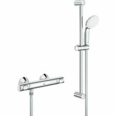 Термостат для душа GROHE Grohtherm 500 с душевым гарнитуром, хром (34796000) Термостат для душа GROHE Grohtherm 500 с душевым гарнитуром, хром (34796000)