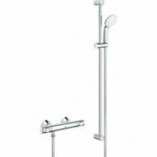 Термостат для душа GROHE Grohtherm 500 с душевым гарнитуром, хром (34797000)