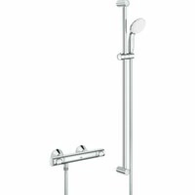 Термостат для душа GROHE Grohtherm 500 с душевым гарнитуром, хром (34797000)