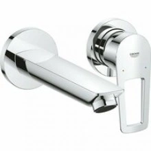 Смеситель для раковины GROHE BauLoop в комплекте с монтажной частью, хром (20289001)