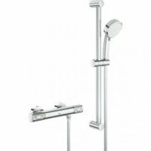 Термостат для душа GROHE Grohtherm 1000 Performance с душевым гарнитуром, хром (34834000)
