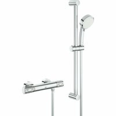 Термостат для душа GROHE Grohtherm 1000 Performance с душевым гарнитуром, хром (34834000) Термостат для душа GROHE Grohtherm 1000 Performance с душевым гарнитуром, хром (34834000)