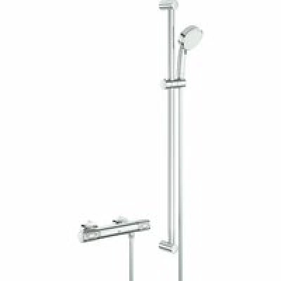 Термостат для душа GROHE Grohtherm 1000 Performance с душевым гарнитуром, хром (34835000) Термостат для душа GROHE Grohtherm 1000 Performance с душевым гарнитуром, хром (34835000)