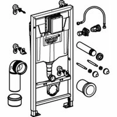 Система инсталляции для унитаза GROHE Rapid SL ширина 0,5 м (1,13 м) (38624001) Система инсталляции для унитаза GROHE Rapid SL ширина 0,5 м (1,13 м) (38624001)