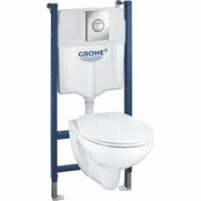 Комплект инсталляции GROHE Solido 4 в 1 с подвесным унитазом и сиденьем (39498000)