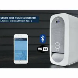 Смеситель для кухонной мойки GROHE Blue Home с системой фильтрации, охлаждения и газирования воды, Wi-Fi, суперсталь (31541DC0) Смеситель для кухонной мойки GROHE Blue Home с системой фильтрации, охлаждения и газирования воды, Wi-Fi, суперсталь (31541DC0)