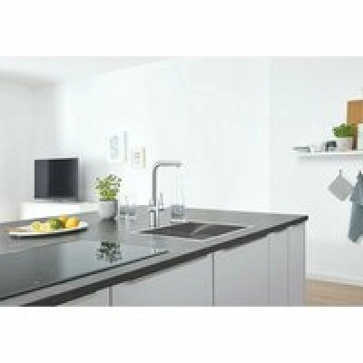 Смеситель для кухонной мойки GROHE Blue Home с системой фильтрации, охлаждения и газирования воды, Wi-Fi, хром (31539000) Смеситель для кухонной мойки GROHE Blue Home с системой фильтрации, охлаждения и газирования воды, Wi-Fi, хром (31539000)